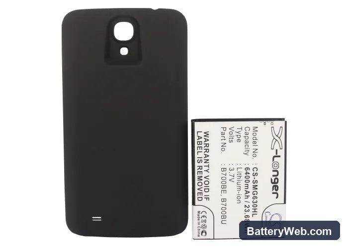 Samsung GT-I9200 Replacement Battery, 3.7V, 6400mAh, Li-ion 6