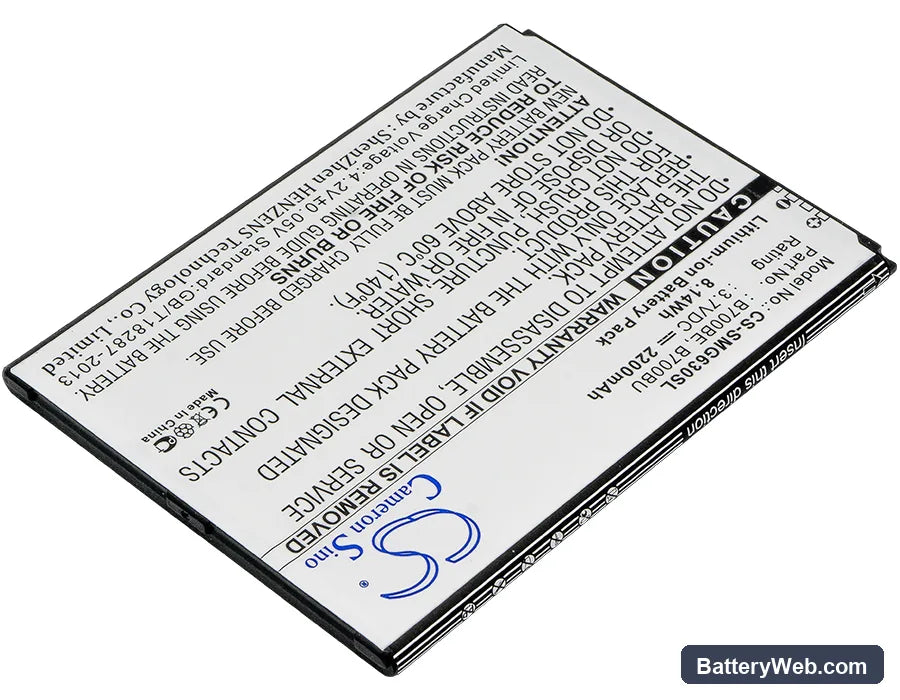Samsung GT-I9200 Replacement Battery, 3.7V, 2200mAh, Li-ion 2
