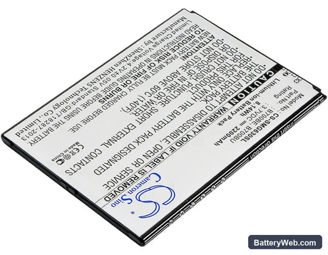 Samsung GT-I9200 Replacement Battery, 3.7V, 2200mAh, Li-ion 2