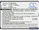 Samsung GT-I9200 Replacement Battery, 3.7V, 2200mAh, Li-ion 5