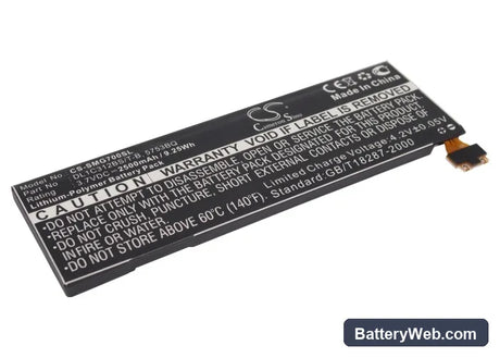 Samsung Galaxy Player 5.0 Replacement Battery, 3.7V, 2500mAh, Li-Polymer 1