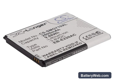 Samsung Galaxy Grand 2 Replacement Battery, 3.8V, 2600mAh, Li-ion 1