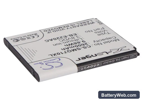 Samsung Galaxy Grand 2 Replacement Battery, 3.8V, 2600mAh, Li-ion 2