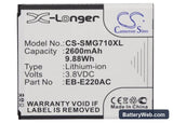 Samsung Galaxy Grand 2 Replacement Battery, 3.8V, 2600mAh, Li-ion 5