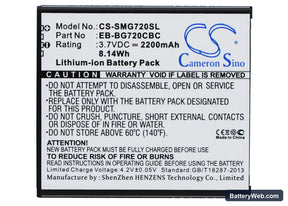 Samsung Galaxy Grand 3 Replacement Battery, 3.7V, 2200mAh, Li-ion 1