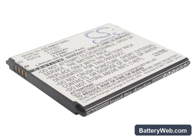 Samsung GT-I1819 Replacement Battery, 3.7V, 1550mAh, Li-ion 1