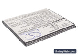 Samsung GT-I1819 Replacement Battery, 3.7V, 1550mAh, Li-ion 2