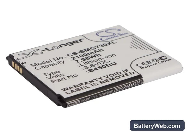Samsung GT-I1819 Replacement Battery, 3.8V, 2100mAh, Li-ion 1