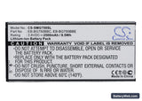 Samsung SM-G750 Replacement Battery, 3.8V, 2500mAh, Li-ion 1