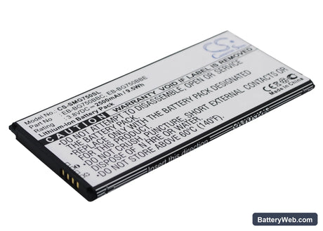 Samsung SM-G750 Replacement Battery, 3.8V, 2500mAh, Li-ion 2