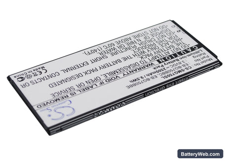 Samsung SM-G750 Replacement Battery, 3.8V, 2500mAh, Li-ion 3