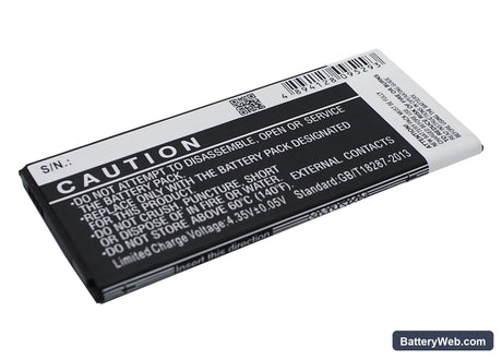 Samsung SM-G750 Replacement Battery, 3.8V, 2800mAh, Li-ion 5
