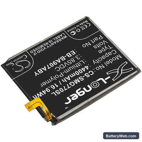 Samsung Galaxy S10 Lite Replacement Battery, 3.85V, 4400mAh, Li-Polymer 2