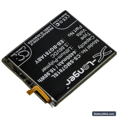 Samsung Galaxy S20 FE 5G Replacement Battery, 3.86V, 4400mAh, Li-Polymer 2