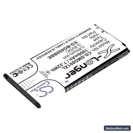 Samsung Galaxy S5 Mini Replacement Battery, 3.8V, 1900mAh, Li-ion 2