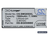Samsung Galaxy Alpha Replacement Battery, 3.85V, 1860mAh, Li-ion 1