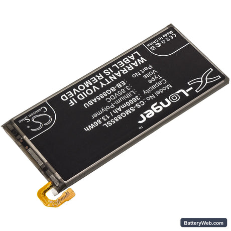 Samsung Galaxy A8 Star Replacement Battery, 3.85V, 3600mAh, Li-Polymer 2