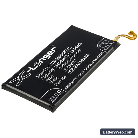 Samsung SM-G887 Replacement Battery, 3.85V, 3400mAh, Li-Polymer 1