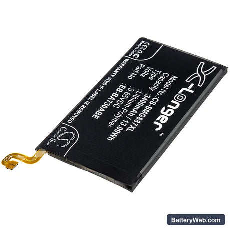 Samsung SM-G887 Replacement Battery, 3.85V, 3400mAh, Li-Polymer 2