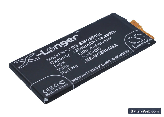 Samsung Galaxy S6 Active Replacement Battery, 3.85V, 3500mAh, Li-Polymer 1