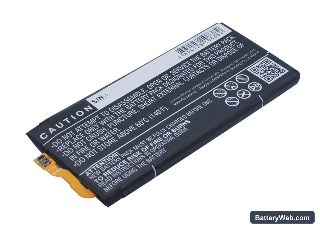 Samsung Galaxy S6 Active Replacement Battery, 3.85V, 3500mAh, Li-Polymer 3
