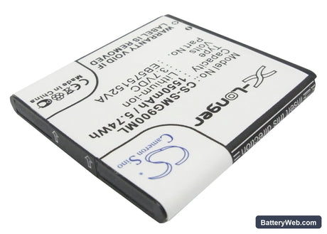 Verizon Replacement Battery, 3.7V, 1550mAh, Li-ion 2