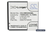 Verizon Replacement Battery, 3.7V, 1550mAh, Li-ion 5