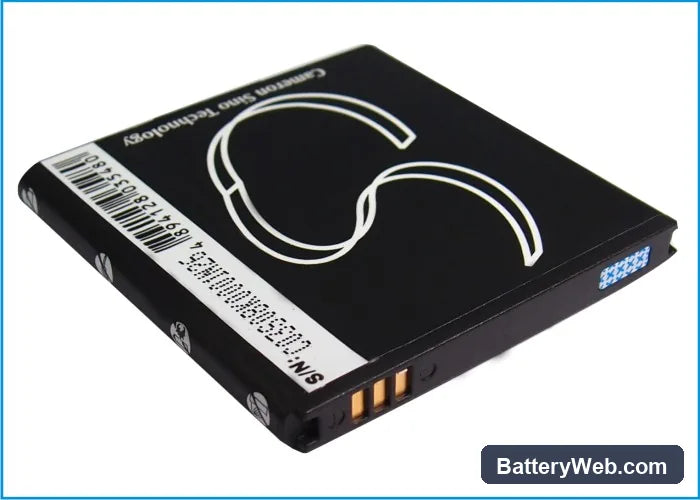 Samsung GT-i9000 Replacement Battery, 3.7V, 1250mAh, Li-ion 3