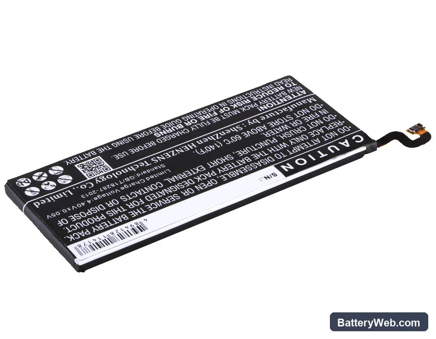 Samsung Galaxy S7 Edge Replacement Battery, 3.85V, 3600mAh, Li-Polymer 4
