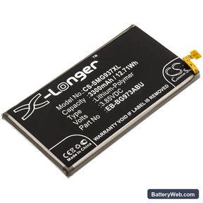 Samsung Galaxy S10 Replacement Battery, 3.85V, 3300mAh, Li-Polymer 1