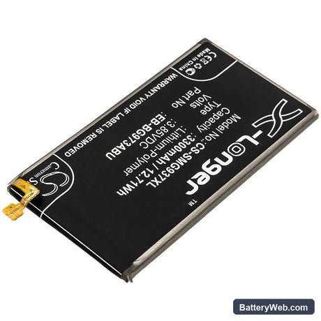 Samsung Galaxy S10 Replacement Battery, 3.85V, 3300mAh, Li-Polymer 2