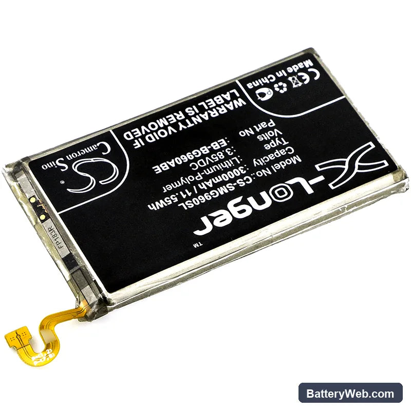 Samsung Galaxy S9 Replacement Battery, 3.85V, 3000mAh, Li-Polymer 2