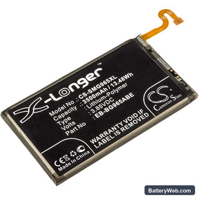 Samsung Galaxy S9 Plus Replacement Battery, 3.85V, 3500mAh, Li-Polymer 1