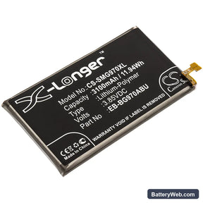 Samsung Galaxy S10E Replacement Battery, 3.85V, 3100mAh, Li-Polymer 1