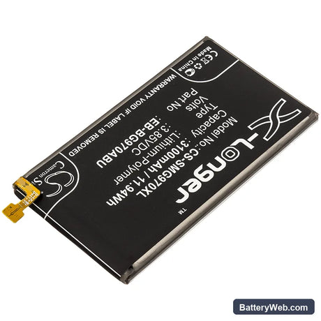 Samsung Galaxy S10E Replacement Battery, 3.85V, 3100mAh, Li-Polymer 2