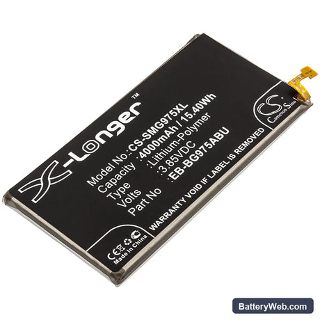 Samsung Galaxy S10+ Replacement Battery, 3.85V, 4000mAh, Li-Polymer 1