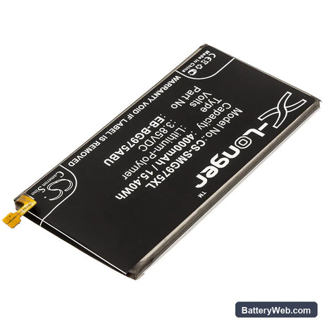 Samsung Galaxy S10+ Replacement Battery, 3.85V, 4000mAh, Li-Polymer 2