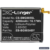 Samsung Galaxy S20 Plus Replacement Battery, 3.85V, 4200mAh, Li-Polymer 3