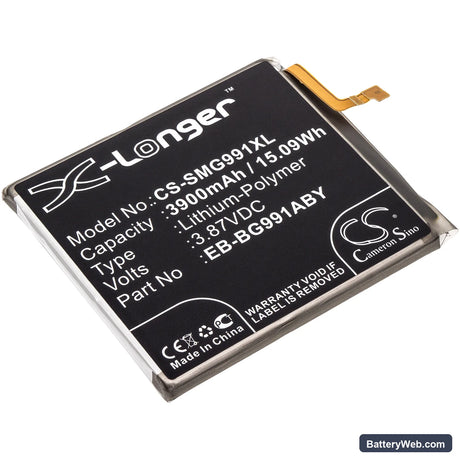 Samsung Galaxy S21 5G Replacement Battery, 3.87V, 3900mAh, Li-Polymer 1