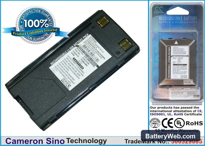 Samsung SCH-2200 Replacement Battery, 3.7V, 1150mAh, Li-ion 1