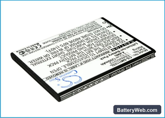 Samsung SCH-i110 Replacement Battery, 3.7V, 1200mAh, Li-ion 1