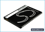 Samsung SCH-i110 Replacement Battery, 3.7V, 1200mAh, Li-ion 3
