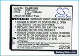 Samsung SCH-i110 Replacement Battery, 3.7V, 1500mAh, Li-ion 5