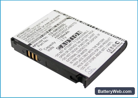 Samsung SCH-i220 Replacement Battery, 3.7V, 1100mAh, Li-ion 3