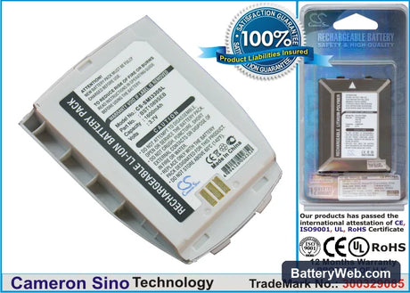 Samsung SPH-i330 Replacement Battery, 3.7V, 1600mAh, Li-ion 1
