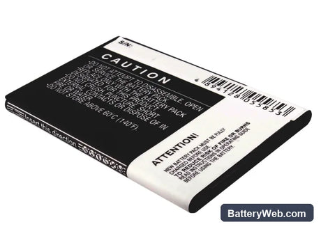 Samsung SCH-I400 Replacement Battery, 3.7V, 1500mAh, Li-ion 3