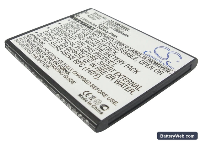 Samsung Stratosphere i405 Replacement Battery, 3.7V, 1500mAh, Li-ion 1