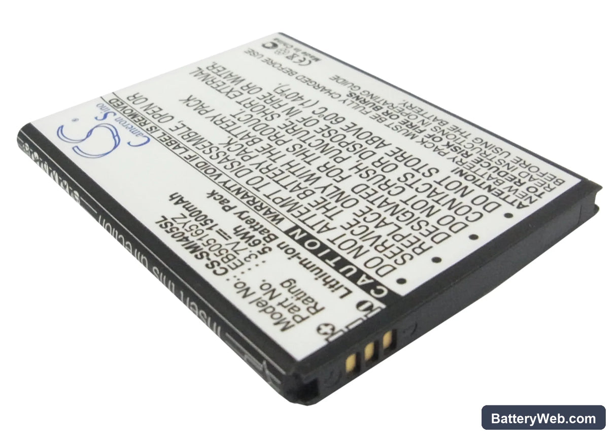 Samsung Stratosphere i405 Replacement Battery, 3.7V, 1500mAh, Li-ion 2