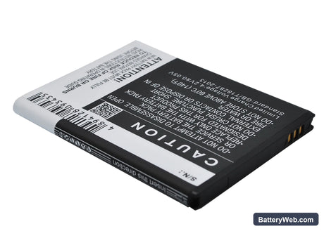 Samsung Stratosphere i405 Replacement Battery, 3.7V, 1850mAh, Li-ion 5