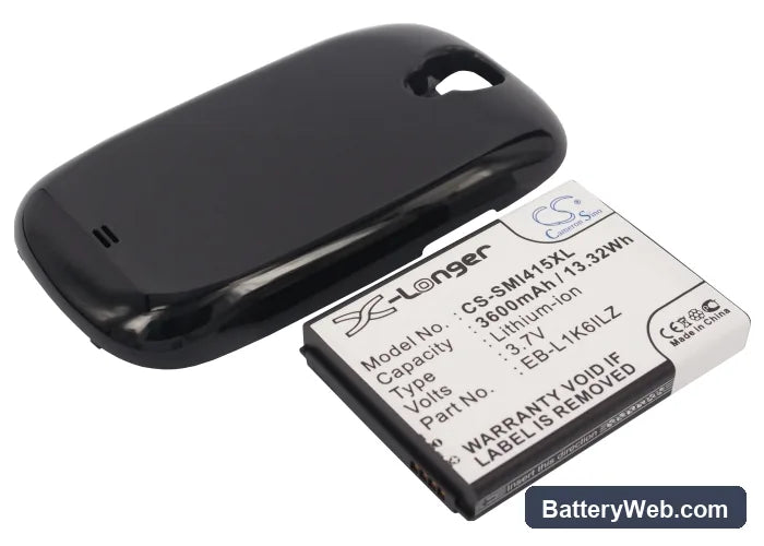 Verizon SCH-i415 Replacement Battery, 3.7V, 3600mAh, Li-ion 1